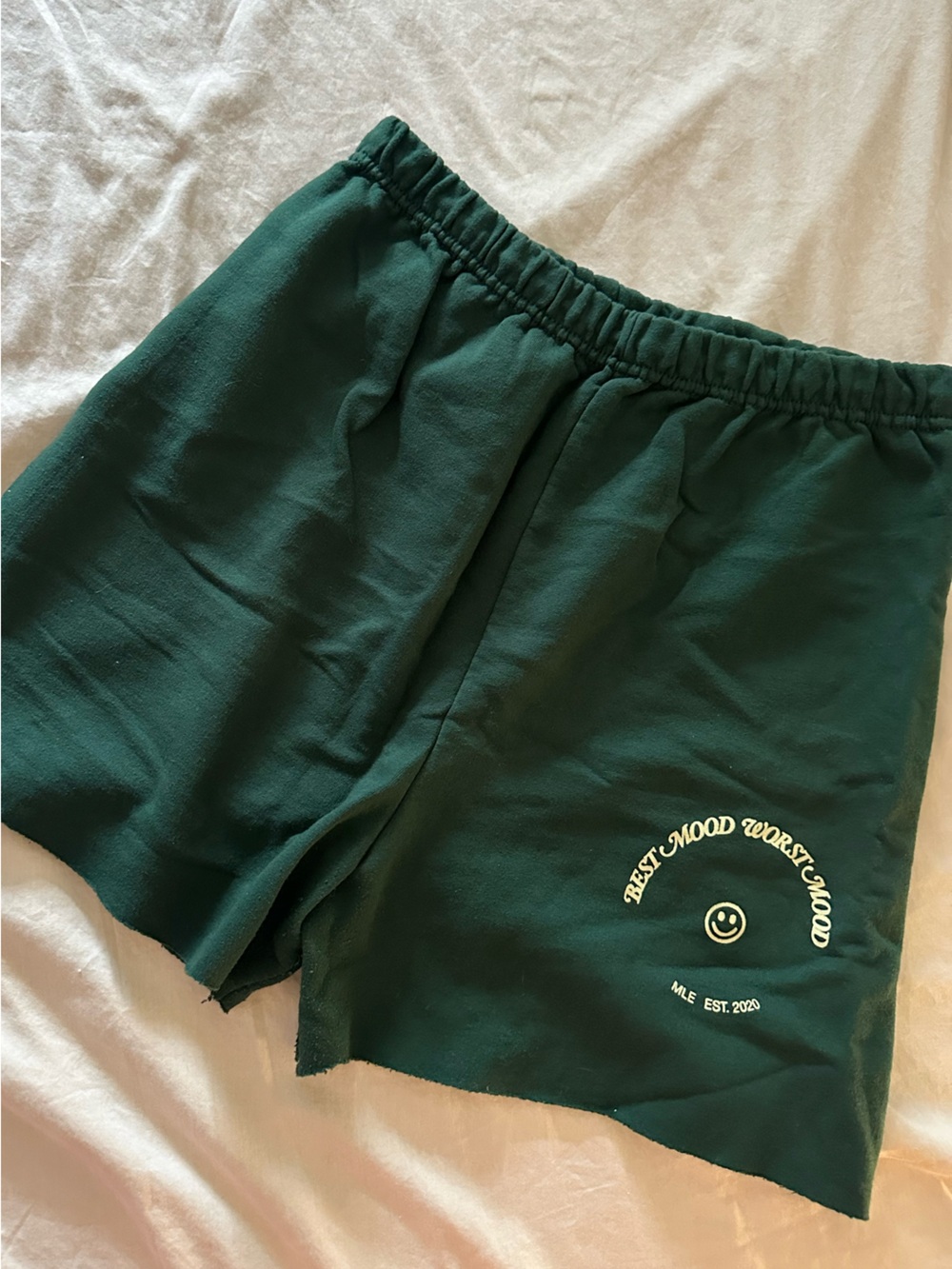 Lauren Elizabeth Good Mood Worst Mood Green short . Size XL